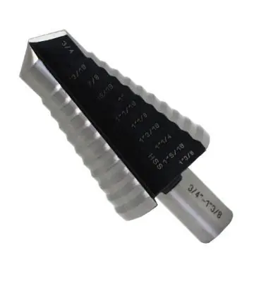 Must Have 13 Step 1/8" To 1/2" M2 HSS Step Drill Bits (Inch), Qty 1