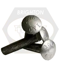 3/4"-10 x 13" Carriage Bolts, Grade A, A307, Hot-Dipped Galvanized HDG, Partial Thread (6" Thread), Qty 30 Best Choice