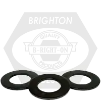 Cheap 5/16" SAE Flat Washers, Plain Finish, Medium Carbon Steel, Thru-Hardened, Made in USA, Qty 8000