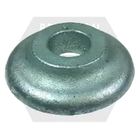 Sale 1 1/4" Ogee Washers, Class 30 Grey Iron, Hot-Dipped Galvanized HDG, Qty 20