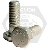 7/8"-9 x 3" Heavy Hex Structural Bolts, Type 1, Hot-Dipped Galvanized HDG, Partial Thread, A325, Qty 300 Shop Now