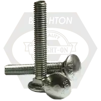 Trusted Brand 1/2"-13 x 21 1/2" Carriage Bolts, Grade A, A307, Zinc Cr+3, Partial Thread (6" Thread), Qty 1