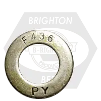 Sale 1 3/8" x 2 3/4" Structural Flat Washers, F436, Plain Finish, Medium Carbon Steel, Qty 300