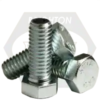 7/8"-9 x 10 1/2" Hex Bolts, Grade A, A307, Zinc Cr+3, Partial Thread (6" Thread), Coarse (UNC), Qty 35 Next Day Delivery