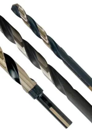 1/4" (0.25) Mechanics 135Deg M2 HSS Black And Gold Proferred M2 HSS Black And Gold Drill Bit, Qty 12 Hot Picks