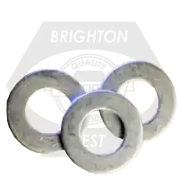 10 SAE Flat Washers, Hot-Dipped Galvanized HDG, Low Carbon Steel, Qty 50 Last Chance