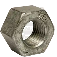 Express Delivery 2"-8 Heavy Hot Dip Galvanized Hex Nuts A194 / Sa 194 2H Heavy 8 Pitch, Hot-Dipped Galvanized HDG, (Bo x ), Qty 15