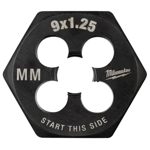 Milwaukee Tool 49-57-5347 M9-1.25 mm 1-Inch Hex Threading Die Weekend Sale