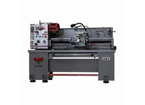 Shop Now GH-1440-3; 14x40 Gear Head Lathe w/ Taper Attachment Kit