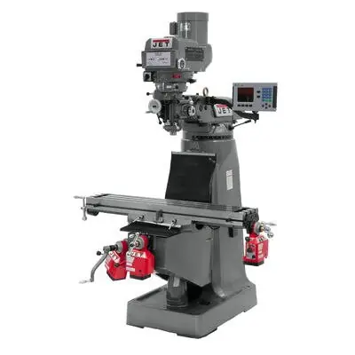 JET JT9-690118 JTM-4VS-1 Mill With 3-Axis ACU-RITE 303 DRO (Quill), X & Y Powerfeeds Price Cut