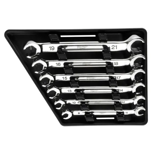 Milwaukee Tool 48-22-9471 6pc Double End Flare Nut Wrench Set - Metric Budget