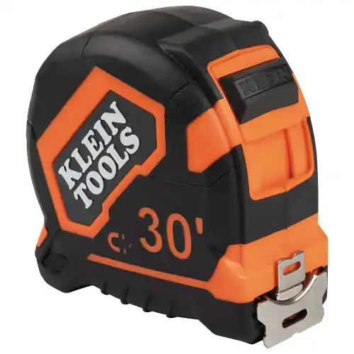 Klein Tools 9230 Tape Measure, 30-Foot Magnetic Double-Hook Top Pick