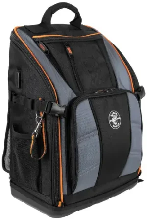 Must Have Klein Tools 62482 Tradesman Pro Tool Station Tool Bag Backpack, 27 Pockets