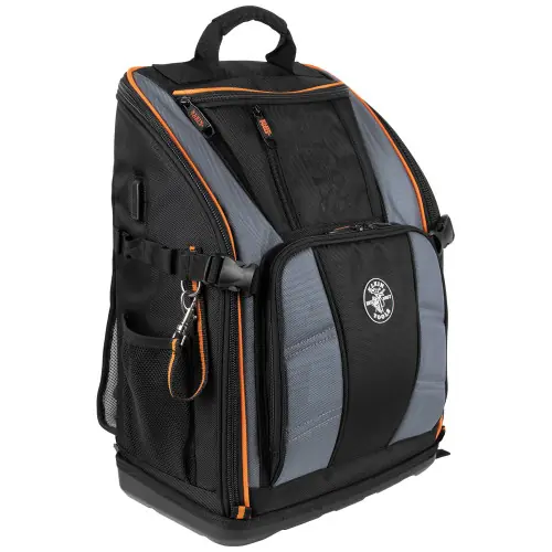 Must Have Klein Tools 62482 Tradesman Pro Tool Station Tool Bag Backpack, 27 Pockets