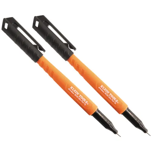 Luxury Klein Tools 861002 Skribes Ultra Fine Tip Permanent Markers, Black, 2-Pack