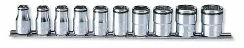 Certified Ko-ken RS4450M/10 1/2 Sq. Dr. Socket set 10-22mm Nut Grip 300mm 10 pieces
