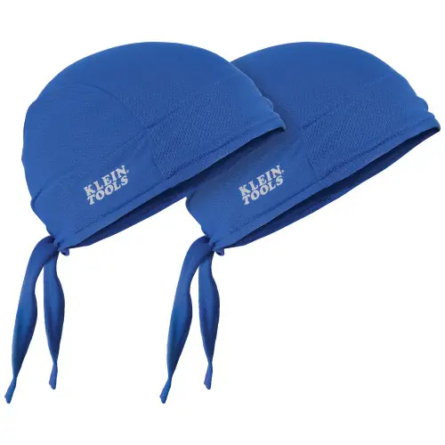 Genuine Klein Tools 60180 Cooling Bandana, Blue, 2-Pack