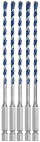 Limited Time Bosch HCBG0405T 5 pc. 3/16 In. x 6 In. BlueGranite Turbo Carbide Hammer Drill Bits (5 Pack)