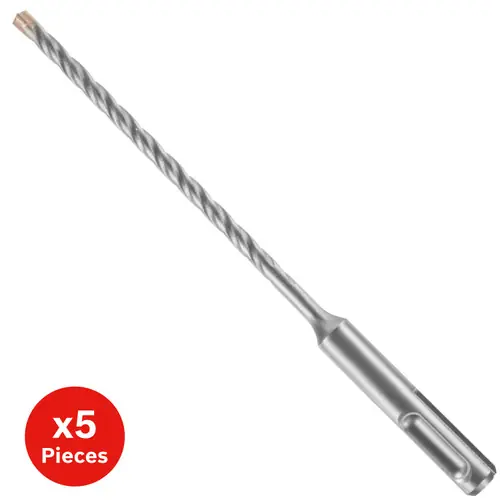 Bosch HC4C2011B5 3/16 In. x 4 In. x 6 In. SDS-plus Bulldog Tough Rotary Hammer Bit - 5 Pack (5 Pack) Professional Grade