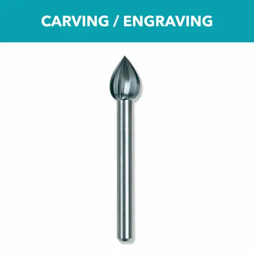 Dremel 121 1/4 In. (6.4 mm) Carving Bit Limited Offer