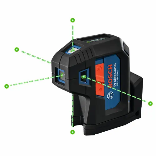 Bosch GPL100-50G Green-Beam Five-Point Self-Leveling Alignment Laser Shop Now