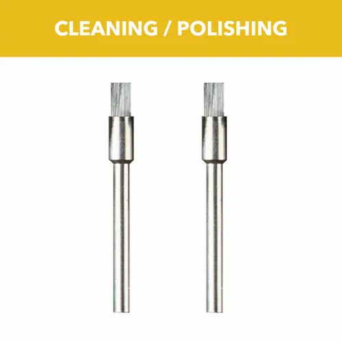 Order Now Dremel 443-02 1/8 In. Carbon Steel Brushes