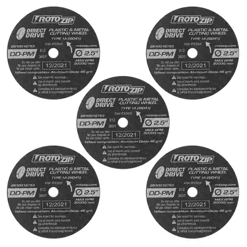 Secure Checkout RotoZip DD-PM5 Direct Drive Cut-Off Wheels