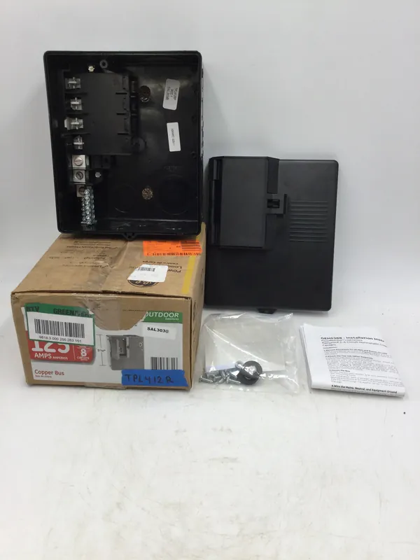 GE TPL412RP 125 Amp Circuit Breaker Panel 4 Space 8 Breaker 120/240 Volt Indoor Panel Low Price