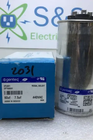 Big Sale GE/Genteq 27L801 CPT02031 80/7.5uF -/+6% 440VAC 50/60Hz Capacitor