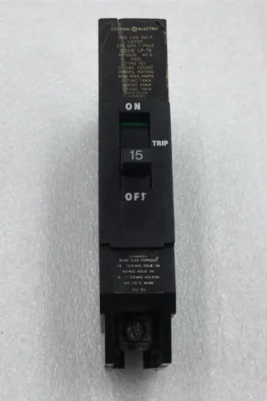 Best Seller GE/General Electric TEY115 15 Amp Single Pole 120/277V Circuit Breaker