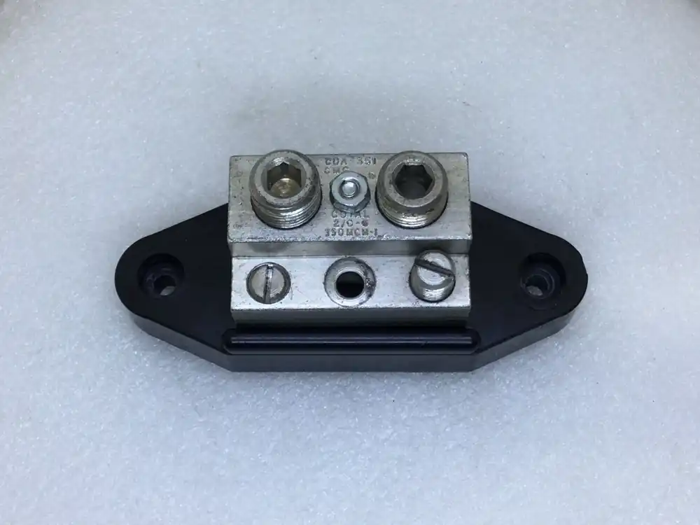 Eaton 4 Position CDA-351 CMC 2/0- 6 & 350mcm Neutral Ground Bar - Cosmetic Flaw Price Drop