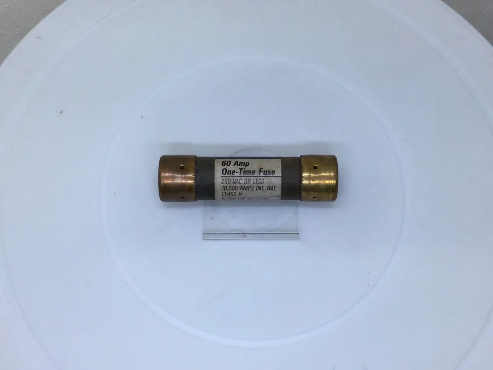 Super Sale GE E4273 60 Amp 250V or Less One Time Class H Fuse