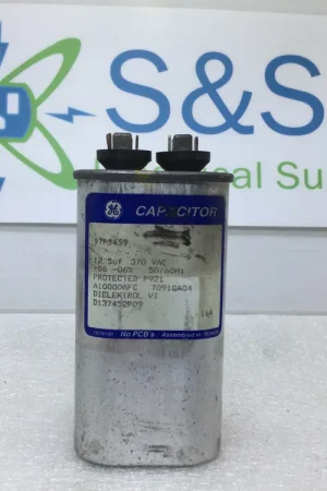 GE Capacitor 97F5459 12.5uf +/- 6% 370vac 50/60HZ Time-Limited