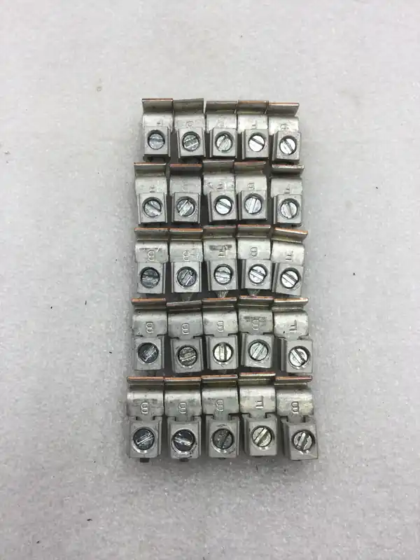 Lot of 25 GE General Electric Ground Lug for TFN Series Pullout Disconnect Switches Final Sale