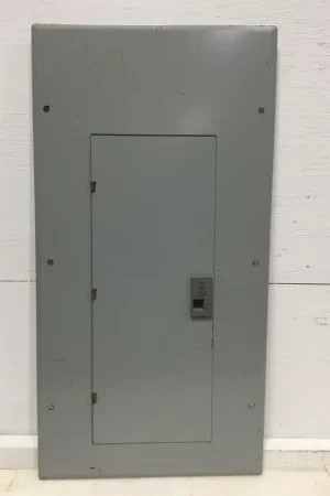 Authentic GE General Electric TM20EC 200 Amp 20 Space 40 Circuits Indoor Enclosure Cover/Door Only With Main (H)29 7/8" x (W)15 3/8"