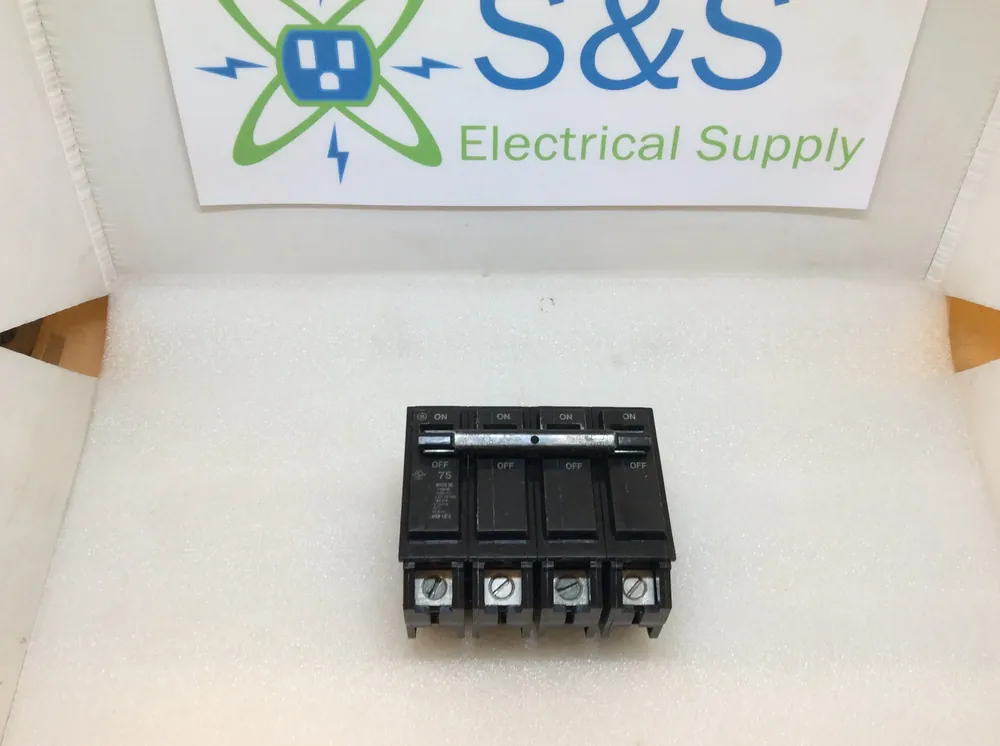 General Electric THQMV175WL 4 Pole 175A 120/240VAC 22kAIC Type THQMV/WL Main Circuit Breaker Cheap