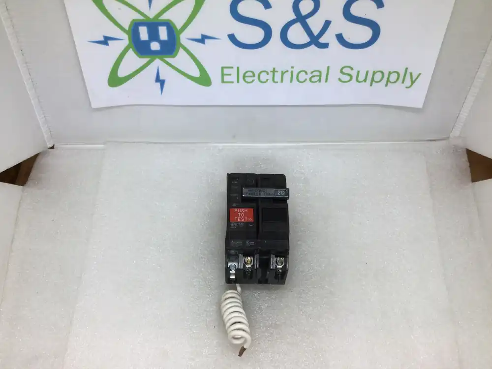 Mega Sale GE/General Electric THQL2120GFCI, 2 Pole, 20A, 120/240VAC, Type THQL, GFCI Protected Circuit Breaker