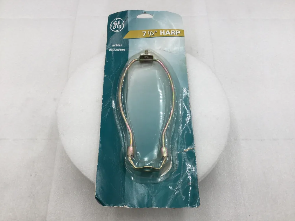 GE 7 1/2" Lamp Base & Harp Flash Sale