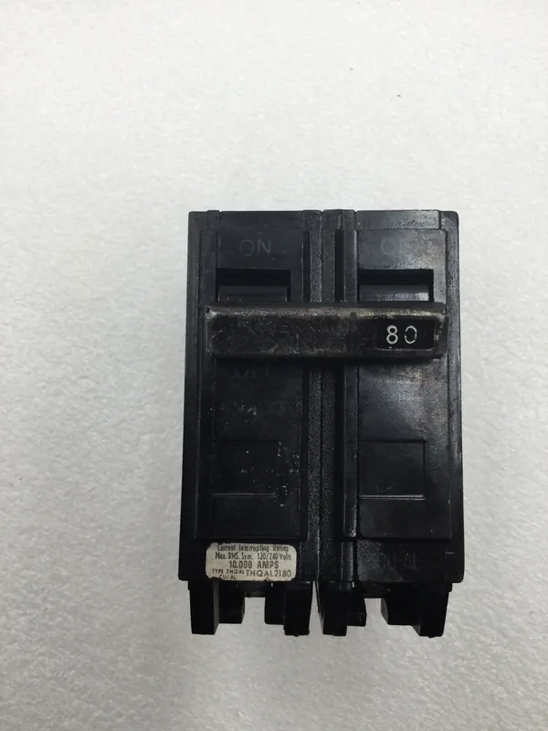 Markdown GE/General Electric THQAL2180 80 Amp 2 Pole 120/240 VAC Circuit Breaker - Flaw