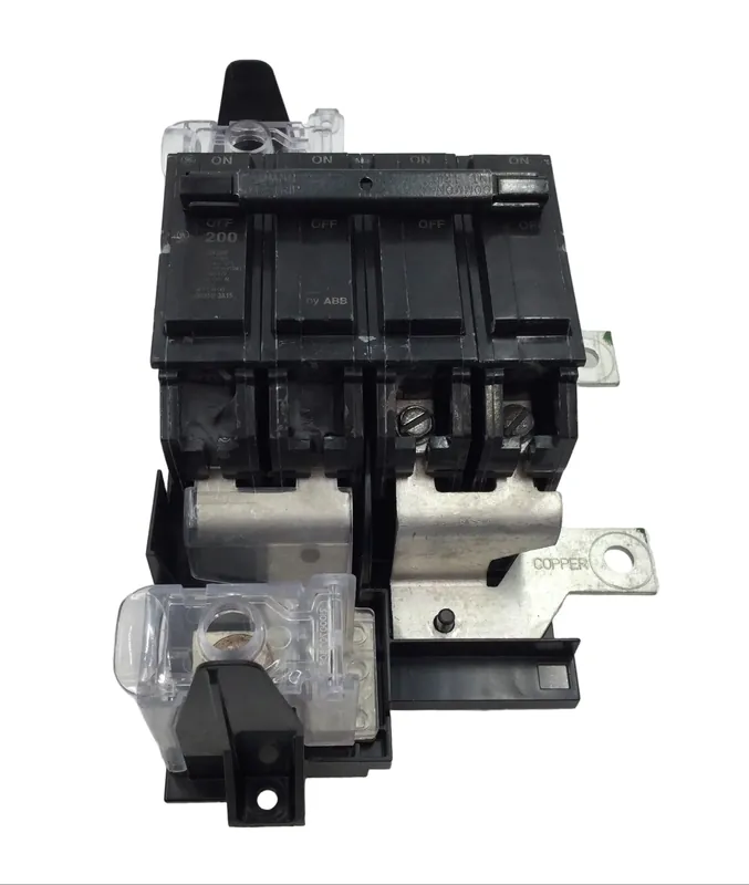 GE THQMV200E 200 Amp 4 Pole 240V Main Breaker w/ Flawed Mounting Bracket Weekend Sale