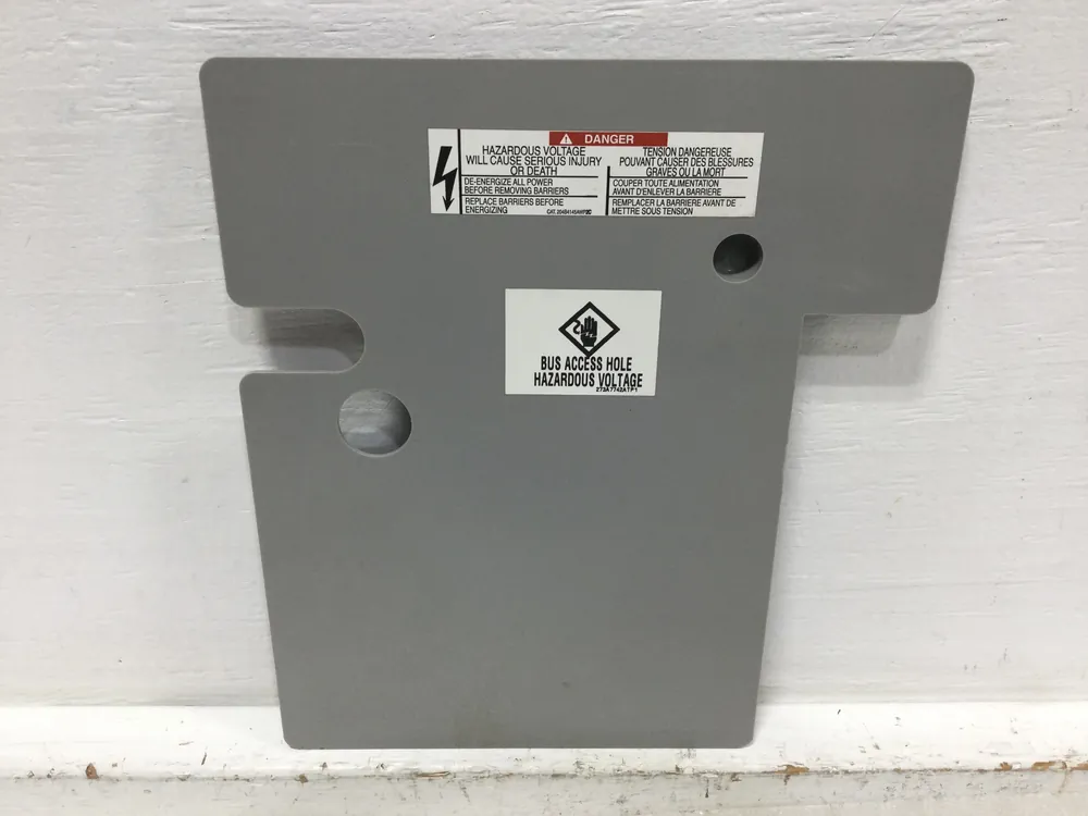 Sale GE 204B4145AWP2C Buss Access Hole Cover for 8000-Line Motor Control Ctr 9"X10.5"
