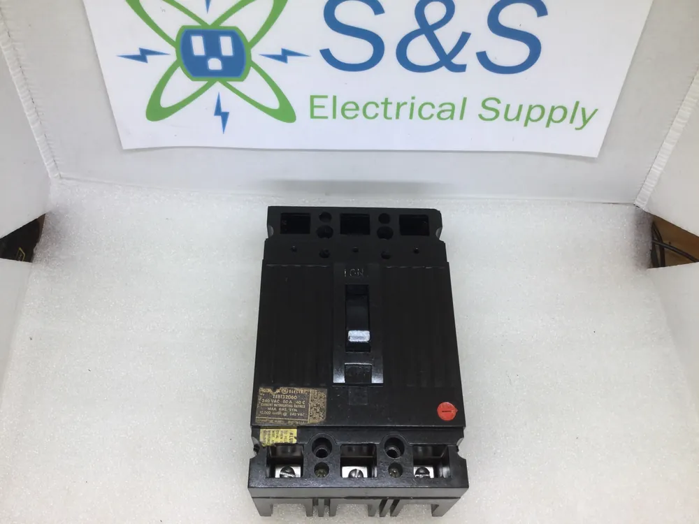 Express Delivery General Electric TEB132060 60 Amp 3 Pole 240V Type TEB Breaker - Cosmetic Flaw