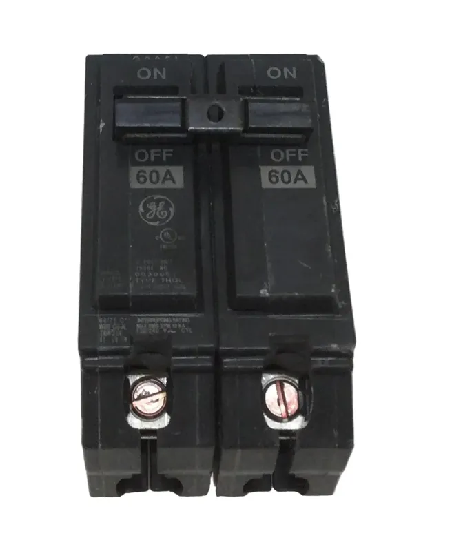 Hot Deal General Electric THQL2160 60 Amp 2 Pole 120/240V Circuit Breaker - Cosmetic Flaw