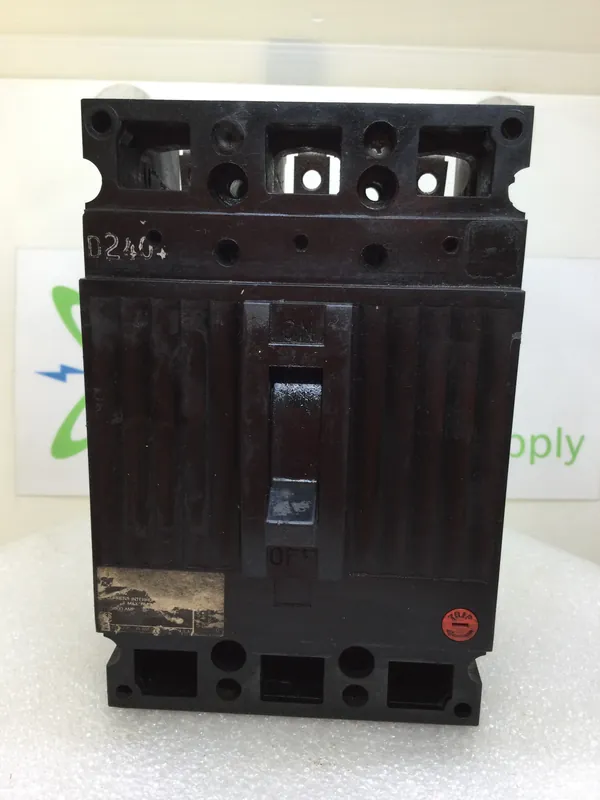 GE General Electric TEB132070 70 Amp 3 Pole 240V Breaker - Torn Label Time-Limited