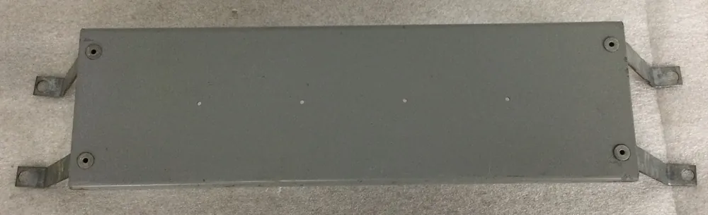 Professional Grade GE Filler Plate 13 3/4" x 4 1/8" with 4 angled riveted mounting brackets