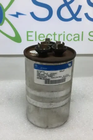 GE Capacitor 97F9974 55uf 10uf 370Vac +/-6% 50/60Hz Trending
