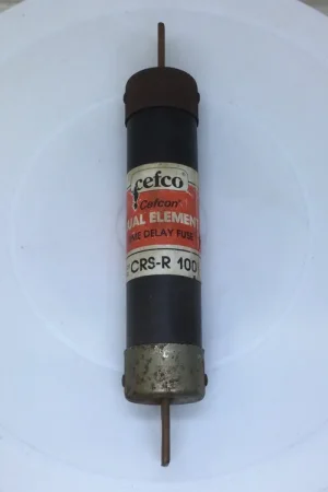 Must Have Cefco/Cefcon CRS-R-100 100 Amp 600V Dual Element Time Delay Fuse
