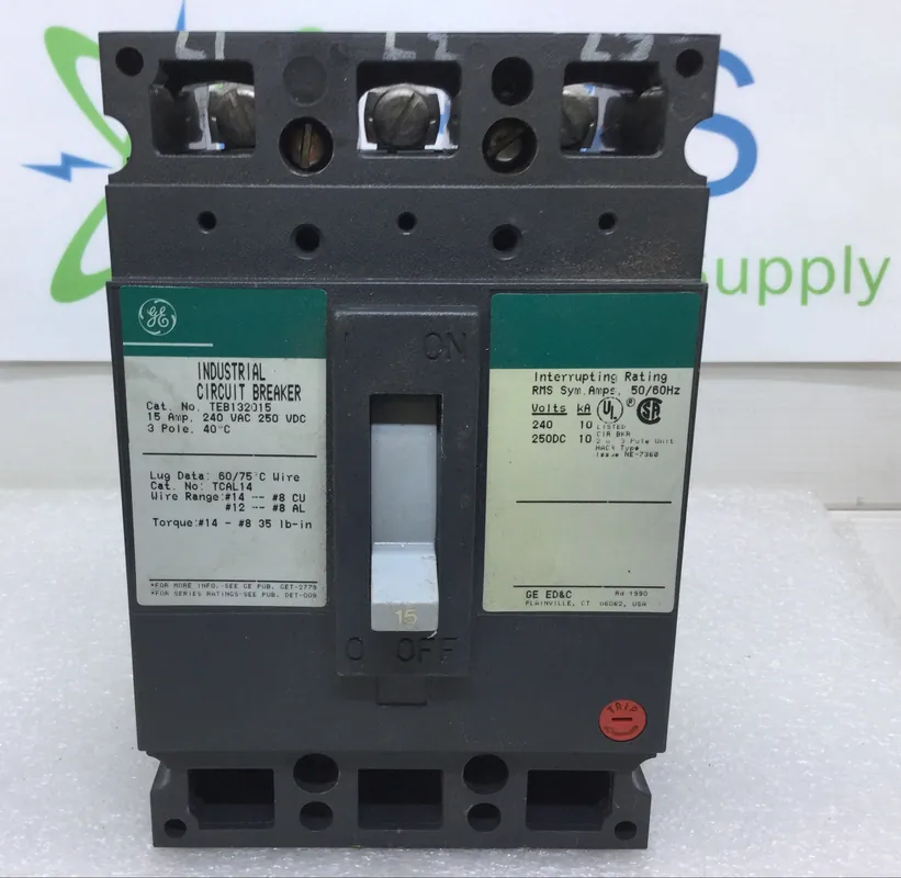 One Day Deal GE General Electric TEB132015 15 Amp 3 Pole 240V Circuit Breaker