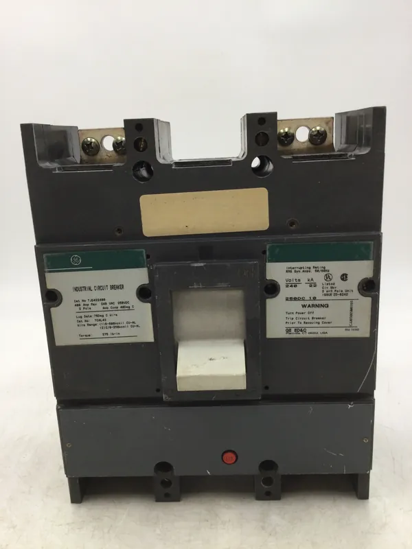 General Electric TJD422400 Molded Case Circuit Breaker 400 Amp 240 Volt 2 Pole Popular