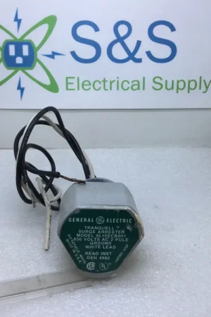 Buy Today General Electric 9L15ECB001 Tranquell Surge Arrestor 650V AC 2-Pole Ground White Lead